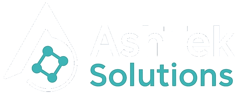 ashtek logo white transparent